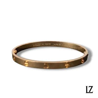 Náramek Cartier Love z růžového zlata
